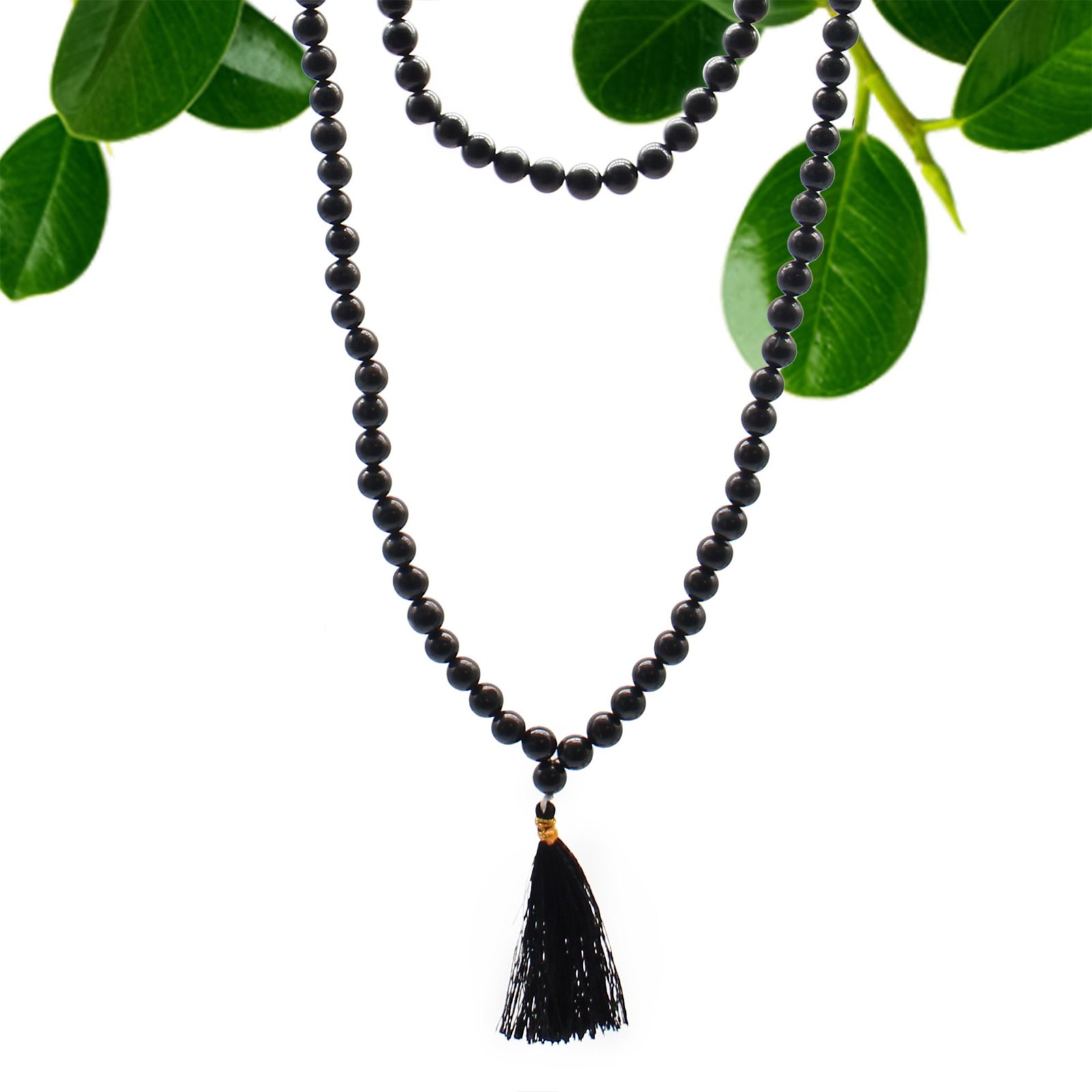 grounding protection meditation mala black agate Grounding Protection Meditation Mala Black Agate - Image 5