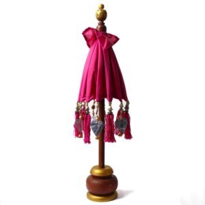 Delicate Bali Home Parasol Pink Cotton 40cm