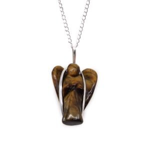 Courage Guardian Angel Pendant Tiger Eye