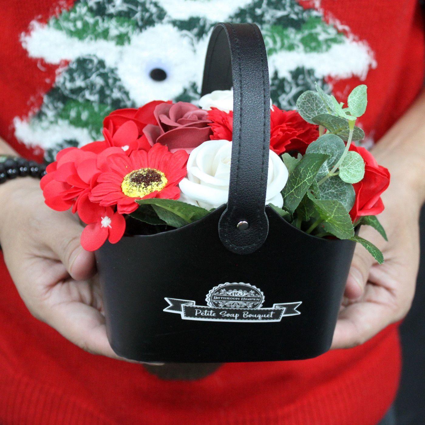 relaxing bath flower soap bouquet blues Relaxing Bath Flower Soap Bouquet Blues - Image 3