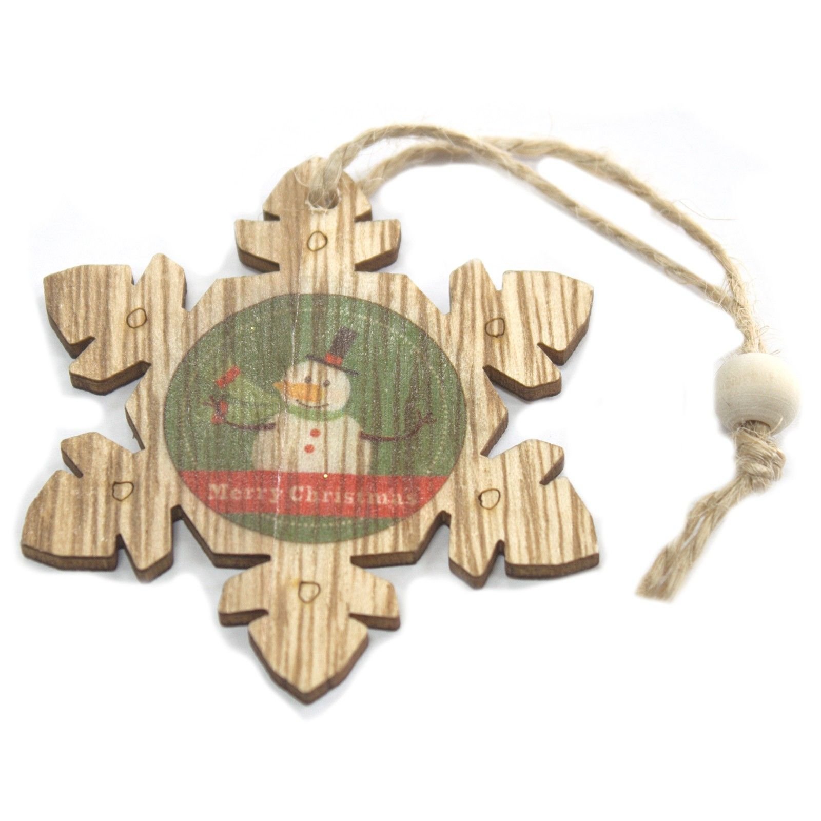 festive harmony wooden ornaments snowflake snowman Festive Harmony Wooden Ornaments Snowflake Snowman