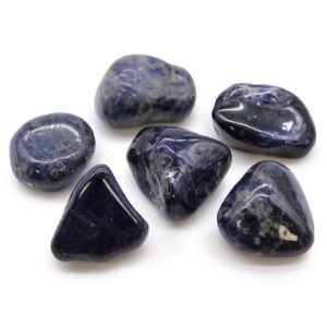 Intuition Tumbled Stones Set Blue Sodalite