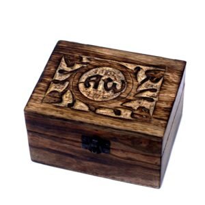 Classic Aromatherapy Storage Box Mango Wood 12