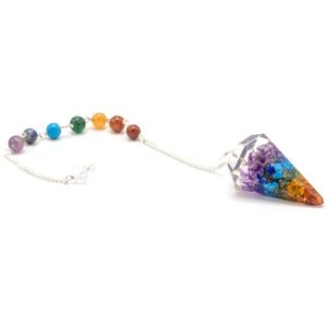 Energy Balance Orgonite Chakra Crystal Pendulum