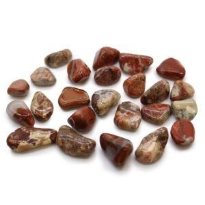Stabilising Strength Tumble Stones Light Brecciated Jasper