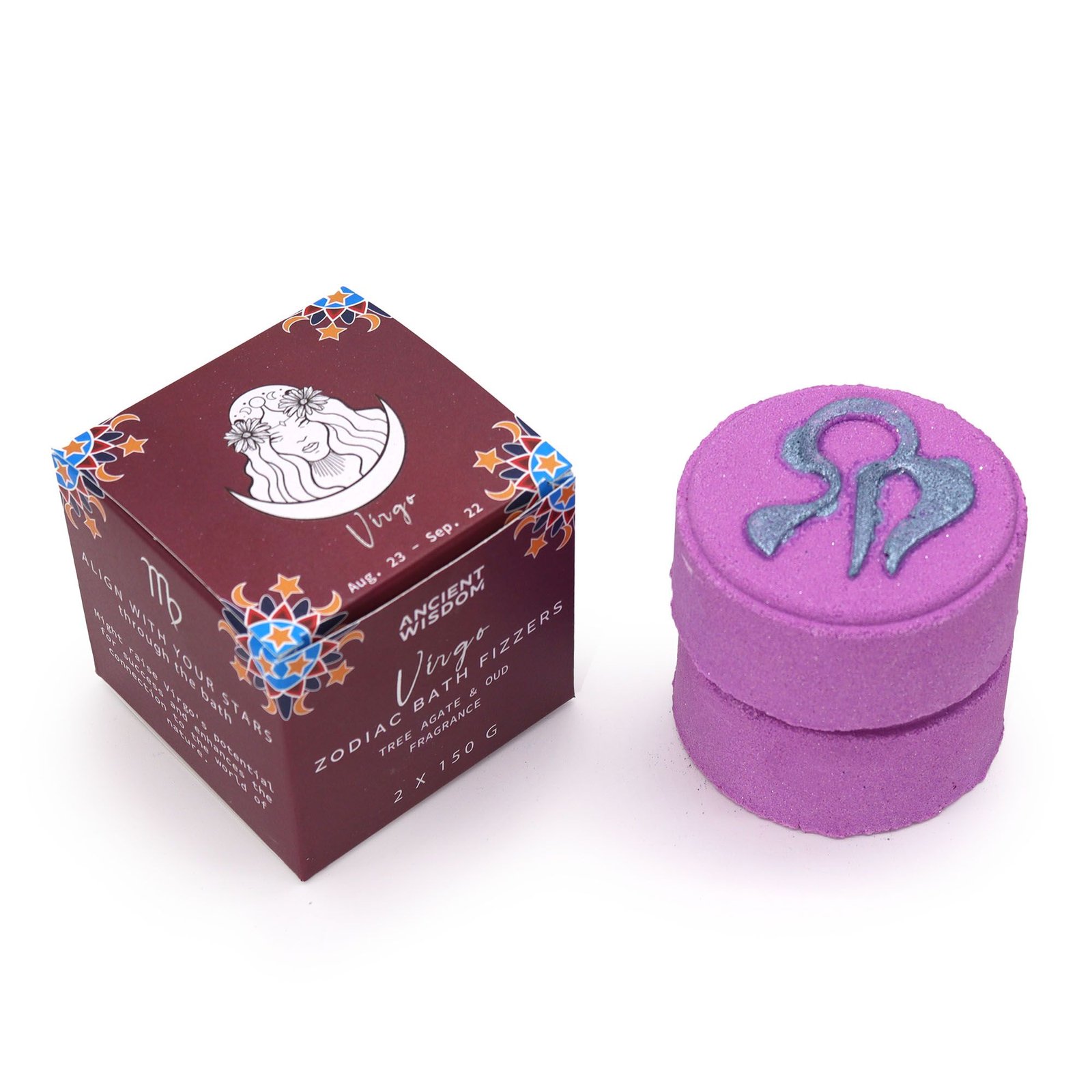 purifying zodiac bath fizz set virgo Purifying Zodiac Bath Fizz Set Virgo - Image 2