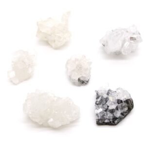 Clarity Enhancing White Apophyllite Clusters