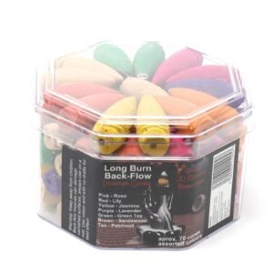 Long-Burn Assorted Backflow Incense Cones Set