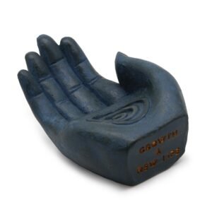 Nurturing Hand Incense Burner Blue Stone