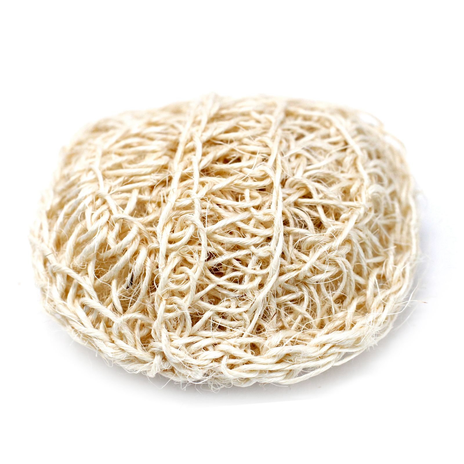 silken sphere sisal soft round exfoliating pad Silken Sphere Sisal Soft Round Exfoliating Pad - Image 2