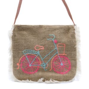 Weekend Wander Fringe Crossbody Bag Bicycle