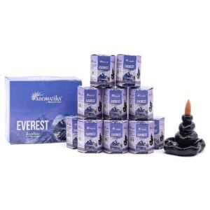 Invigorating Backflow Incense Cones Everest Breeze