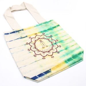 Boho Namaste Cotton Tote Bag Multicolour