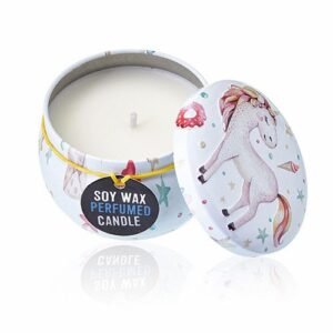 Dreamy Comfort Art Tin Candle Unicorn