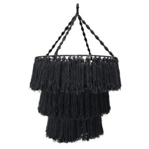 Midnight Boho Macramé Soft Cotton Chandelier