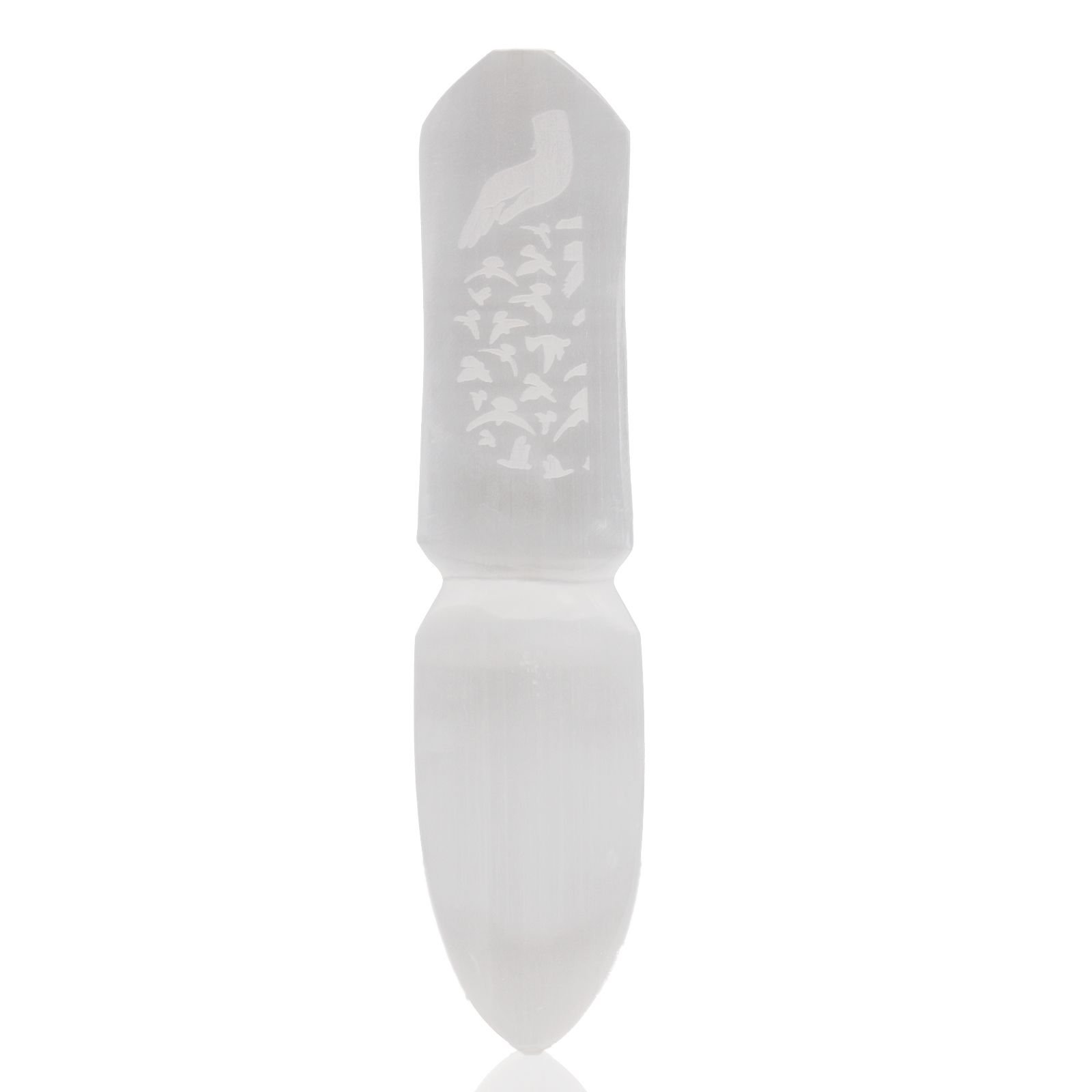 bond releasing selenite ritual athame knife Bond Releasing Selenite Ritual Athame Knife - Image 2