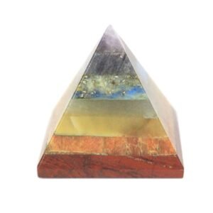 Clarity Focus Pyramid Bonded Chakra Gemstones