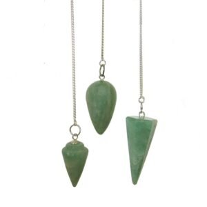 Abundance Dowsing Pendulum Green Aventurine