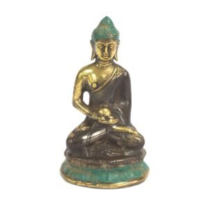 Inner Stillness Medium Brass Meditating Buddha