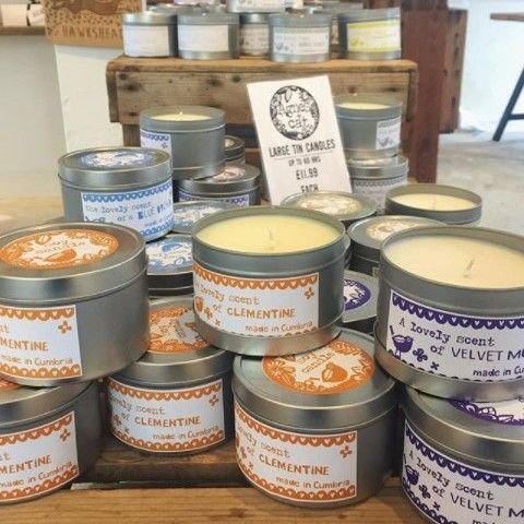 warm soy tin candle moonstone ember Warm Soy Tin Candle Moonstone Ember - Image 2