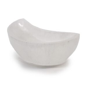 Soothing Moon Ritual Bowl Selenite Crescent