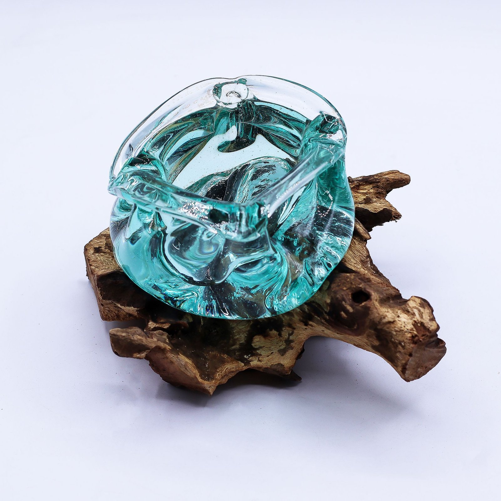 grounded glow chunky glass candle holder Grounded Glow Chunky Glass Candle Holder - Image 4