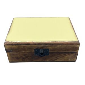 Urban Chic Mango Wood Keepsake Box Concrete