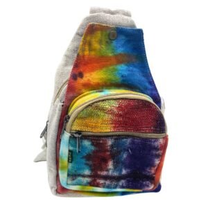 Free-Spirit Sling Shoulder Bag Hemp Tie-Dye