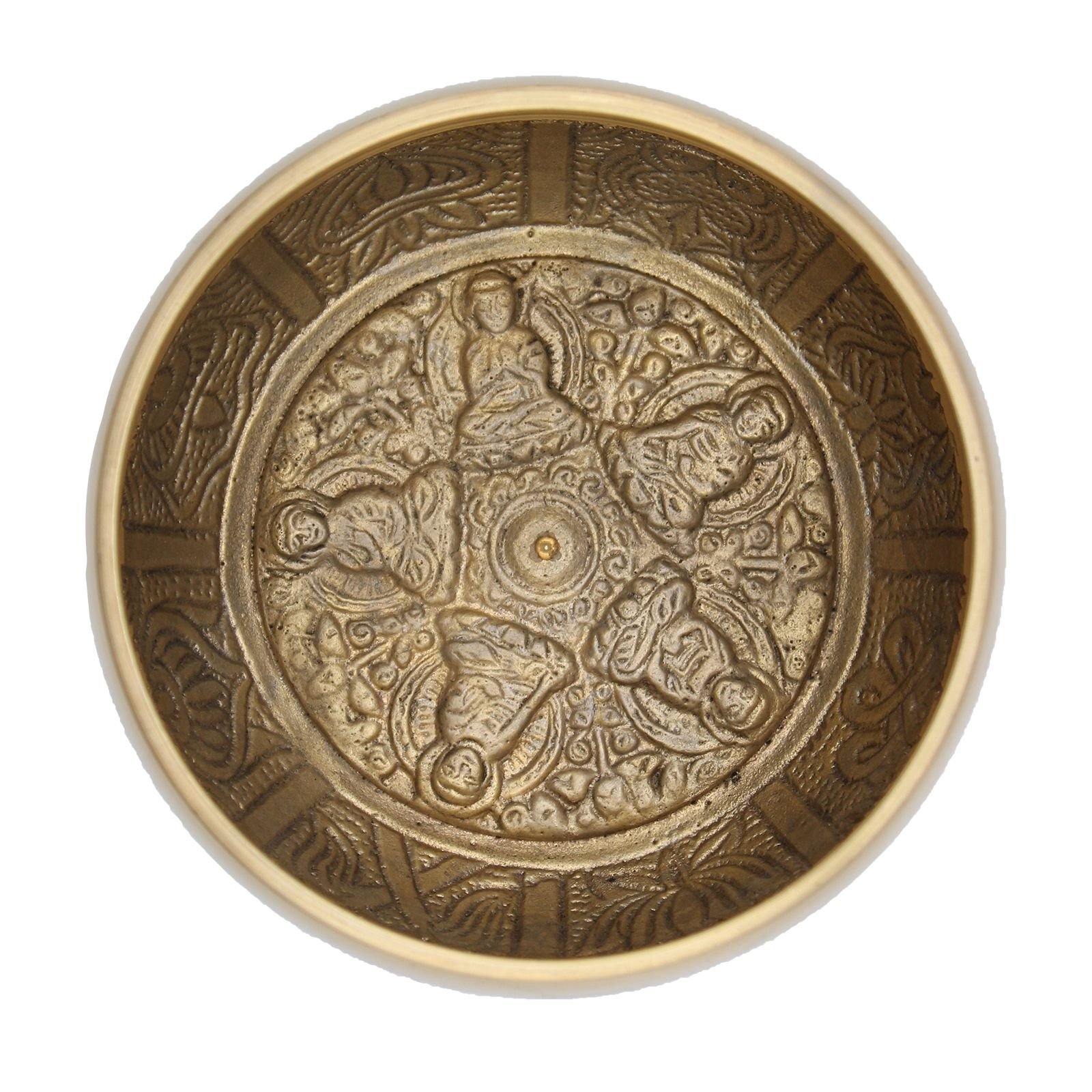sacred harmony large five buddha singing bowl Sacred Harmony Large Five Buddha Singing Bowl - Image 4