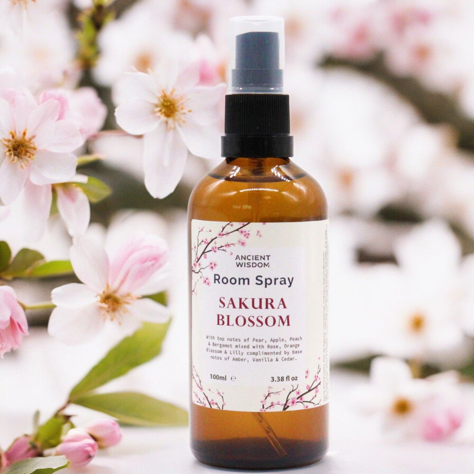 Sakura Essence upokojujúci kvetinový osviežovač Upokojujúci osviežovač vzduchu Sakura Essence