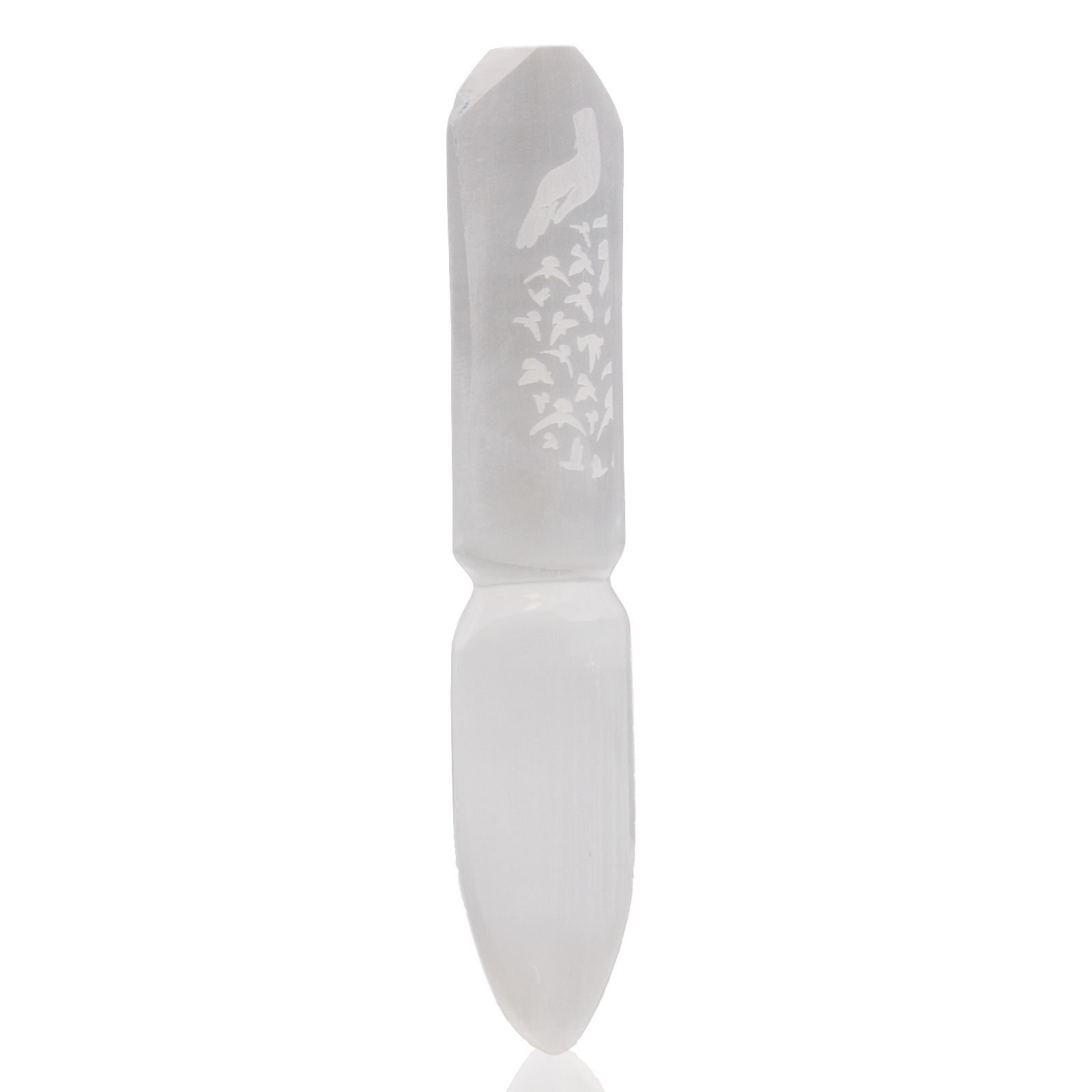 bond releasing selenite ritual athame knife Bond Releasing Selenite Ritual Athame Knife - Image 7