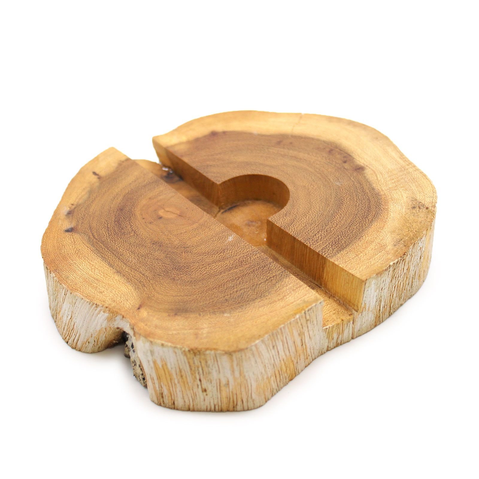 serene desk phone stand whitewashed gamal wood Serene Desk Phone Stand Whitewashed Gamal Wood - Image 4