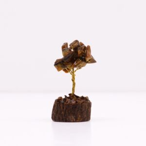 Confidence Boost Mini Gemstone Tree Tiger Eye