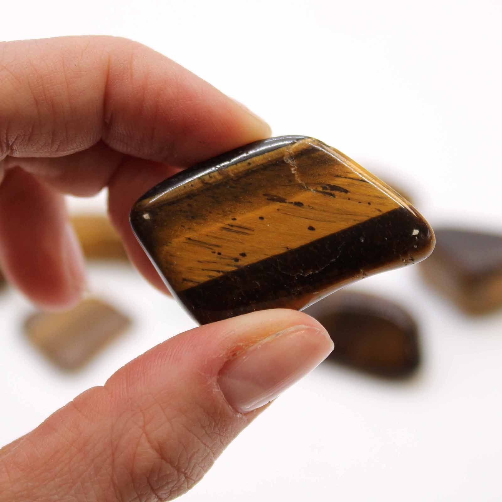 confidence focus tumbled crystal golden tiger eye Confidence Focus Tumbled Crystal Golden Tiger Eye - Image 2