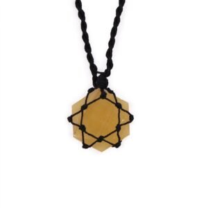 Optimism Hexagon Pendant Yellow Quartz Gemstone