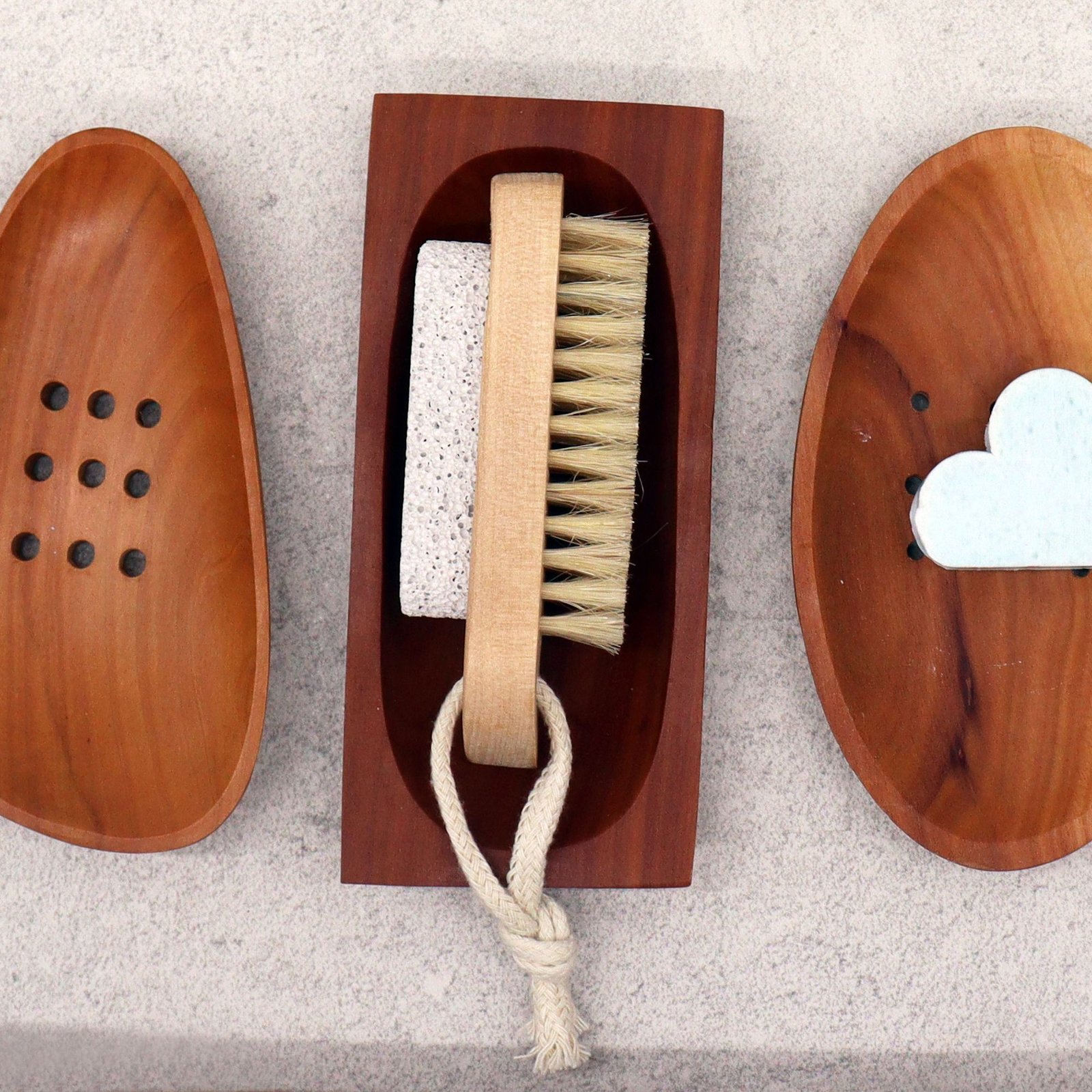 refined bath soap dish mahogany rectangle Refined Bath Soap Dish Mahogany Rectangle - Image 3