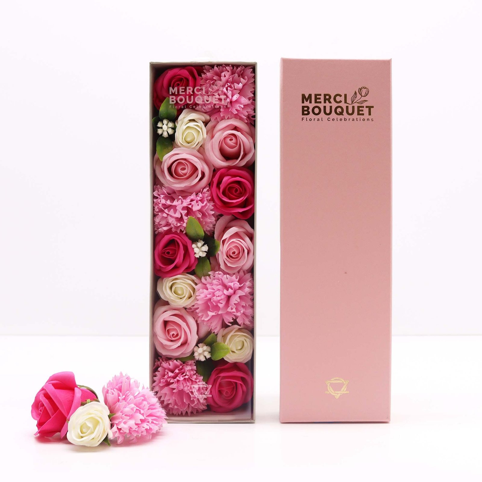 new arrival soap flower gift box pink New Arrival Soap Flower Gift Box Pink - Image 2