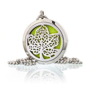 Fresh Renewal Aromatherapy Diffuser Necklace Leaf