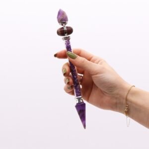 Tranquil Insight Shiva Lingam Amethyst Wand