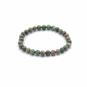 Growth Intention Gemstone Bracelet Green Jasper
