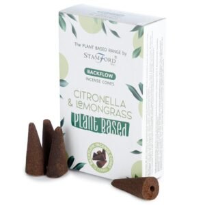 Cleansing Backflow Incense Cones Citronella Lemongrass