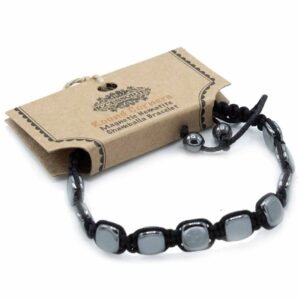 Grounding Energy Shamballa Bracelet Hematite Rounds