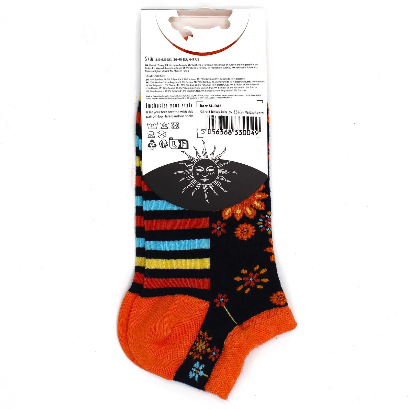mindful comfort low bamboo socks mandala Mindful Comfort Low Bamboo Socks Mandala - Image 3