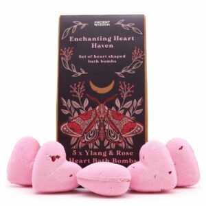 Romantic Heart Bath Gift Set Ylang Rose