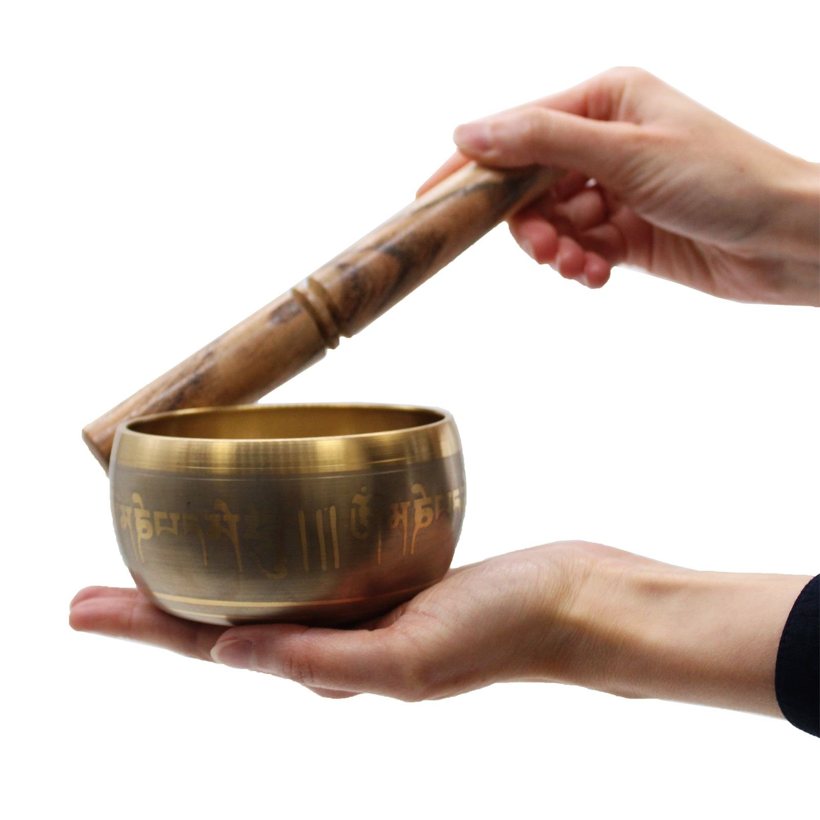 sacred harmony large five buddha singing bowl Sacred Harmony Large Five Buddha Singing Bowl - Image 5