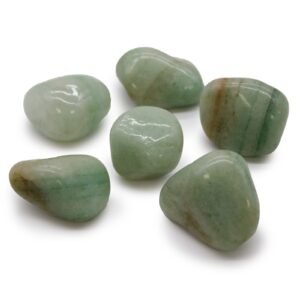 Prosperity Tumbled Stones Set Green Aventurine