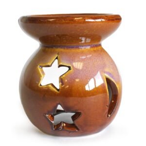 Celestial Harmony Ceramic Sun Star Oil Burner
