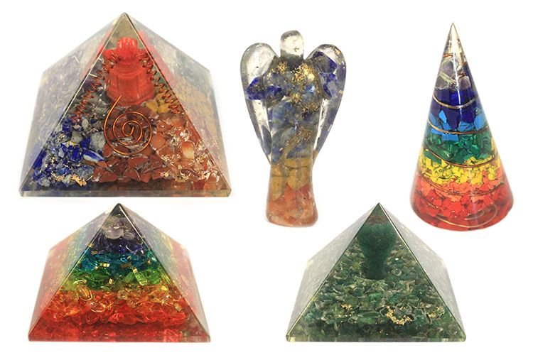 emf protection orgonite pyramid turquoise tourmaline EMF Protection Orgonite Pyramid Turquoise Tourmaline - Image 2