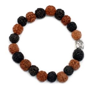 Harmonising Rudraksha Buddha Bangle Mala Mixed