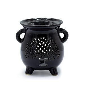 Grounding Tree of Life Oil Burner Black